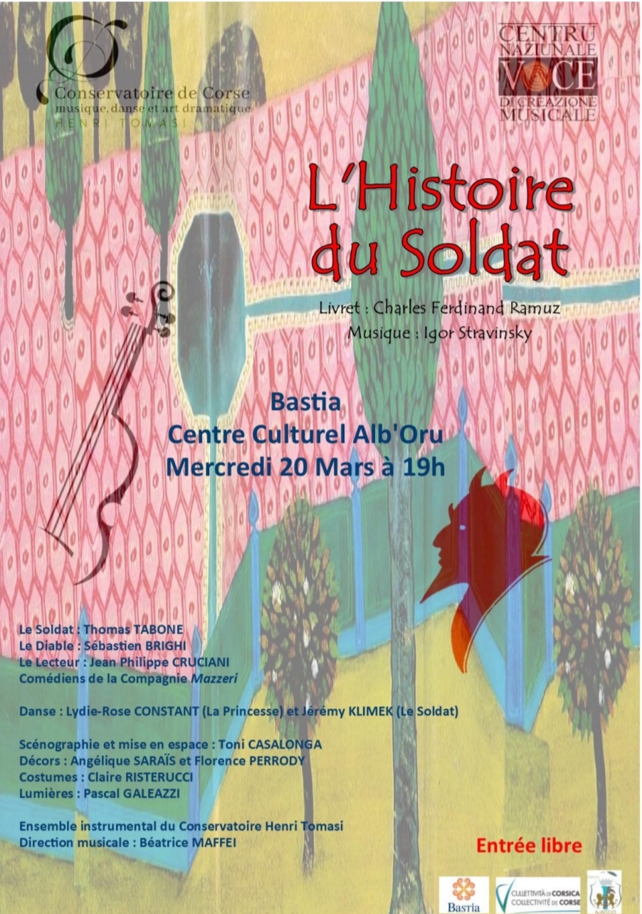 Le conservatoire Henri Tomasi et le centre culturel Voce mettent à l'honneur Ramuz et Stravinsky 