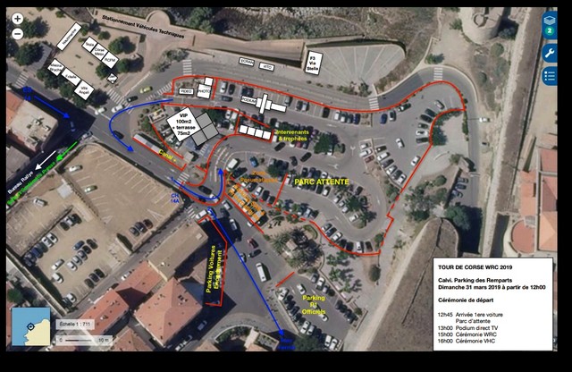 Effervescence à Calvi où on prépare l'arrivée du 62ème Corsica Linéa - Tour de Corse WRC