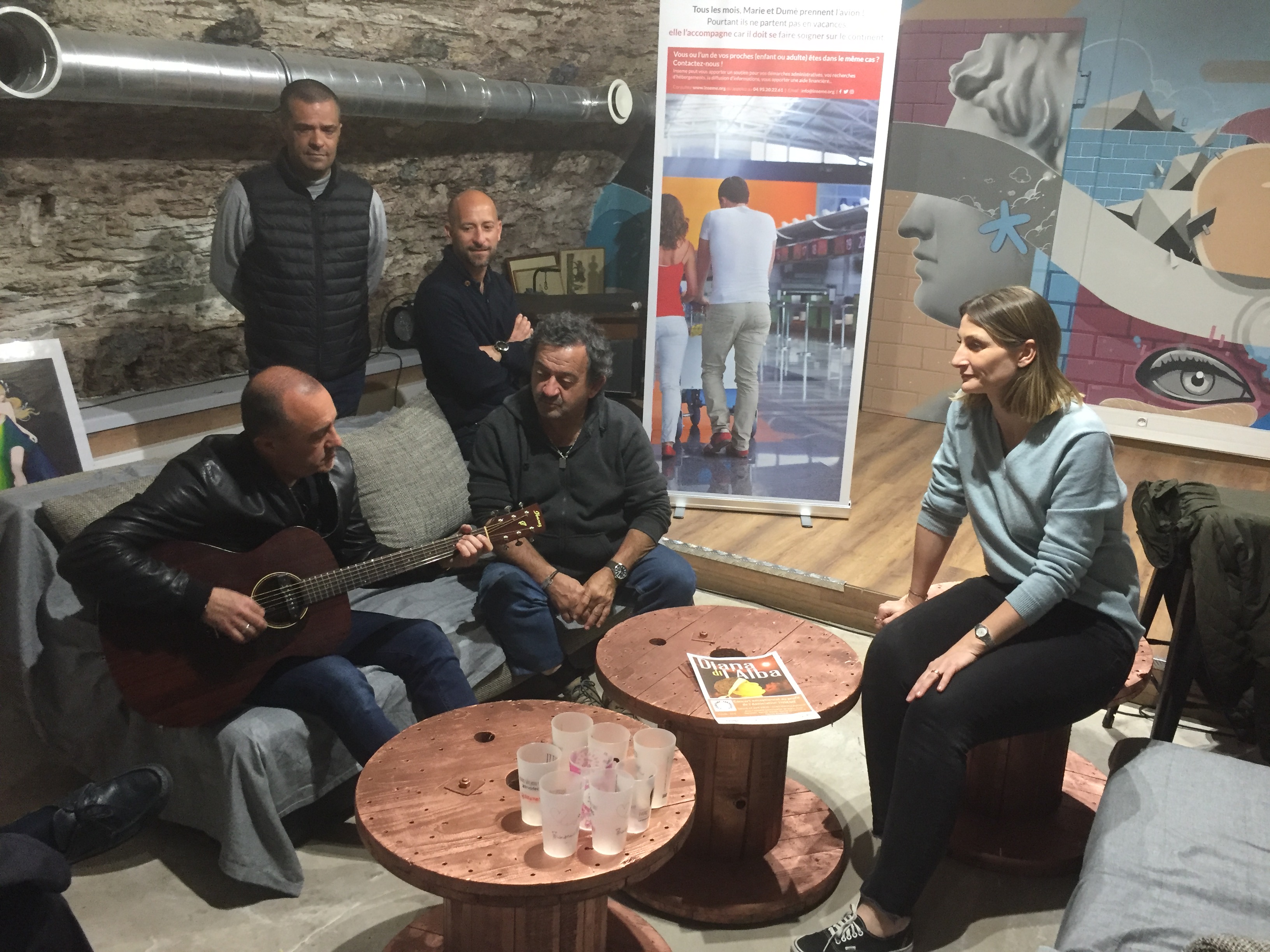 Inseme, Diana di l'Alba et Daniel Vincensini ont présenté les 10 ans de l'association