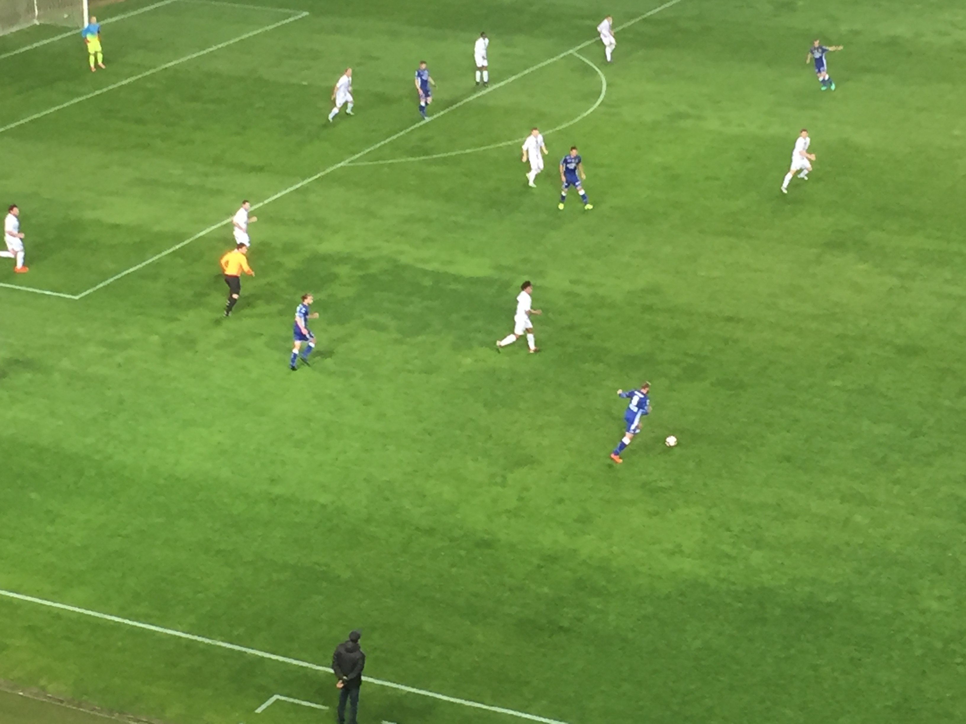 Christophe Vincent et ses coéquipiers auront longtemps buté sur une solide défense balanine avant de s'imposer