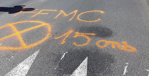 Les r alentisseurs ajacciens de plus de 10 cm de hauteur signalés par la FFMC / Photo Corsican Riders