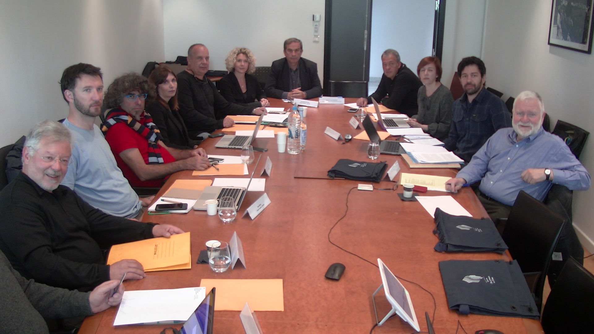 Les membres de l'association « Route du patrimoine Européen de la pierre sèche » tiennent leur AG à Bastia