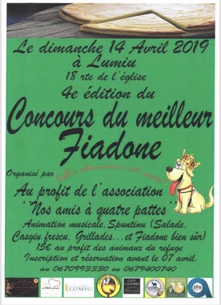 IVe édition du meilleur Fiadone le 14 avril à Lumio