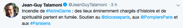 Incendie de Notre Dame : les réactions en Corse