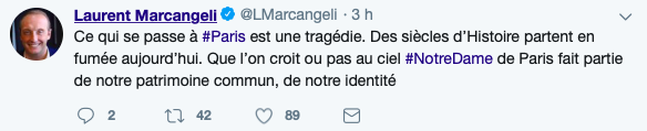 Incendie de Notre Dame : les réactions en Corse