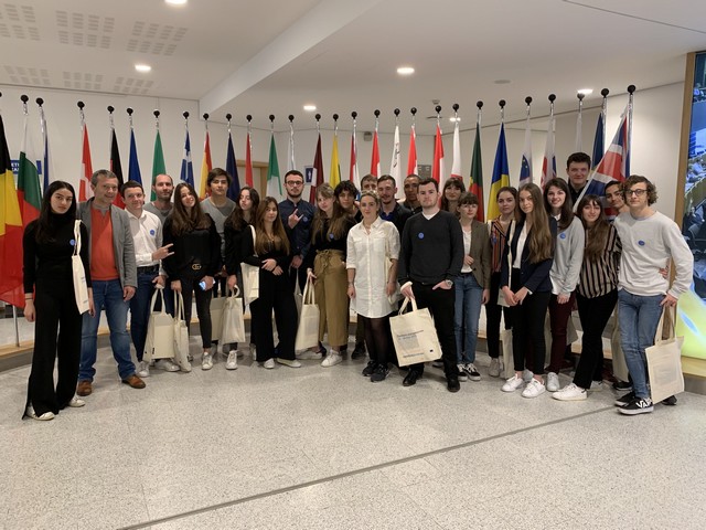 Les Terminales ES du Lycée de Balagne au Parlement Européen