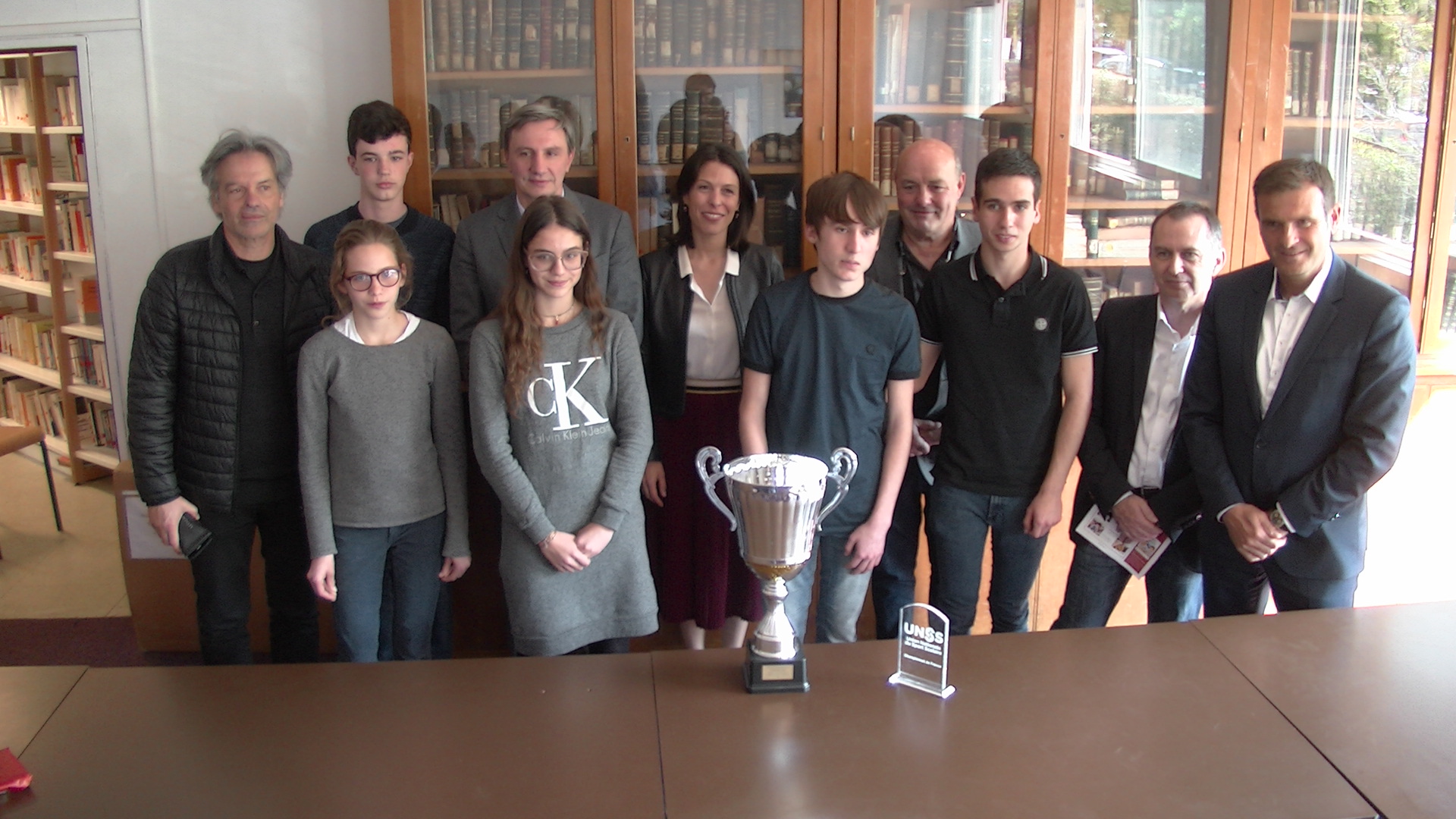 Julie Benetti a félicité les élèves du lycée Giocante et du collège Giraud pour leurs victoires aux Championnats de France d'échecs