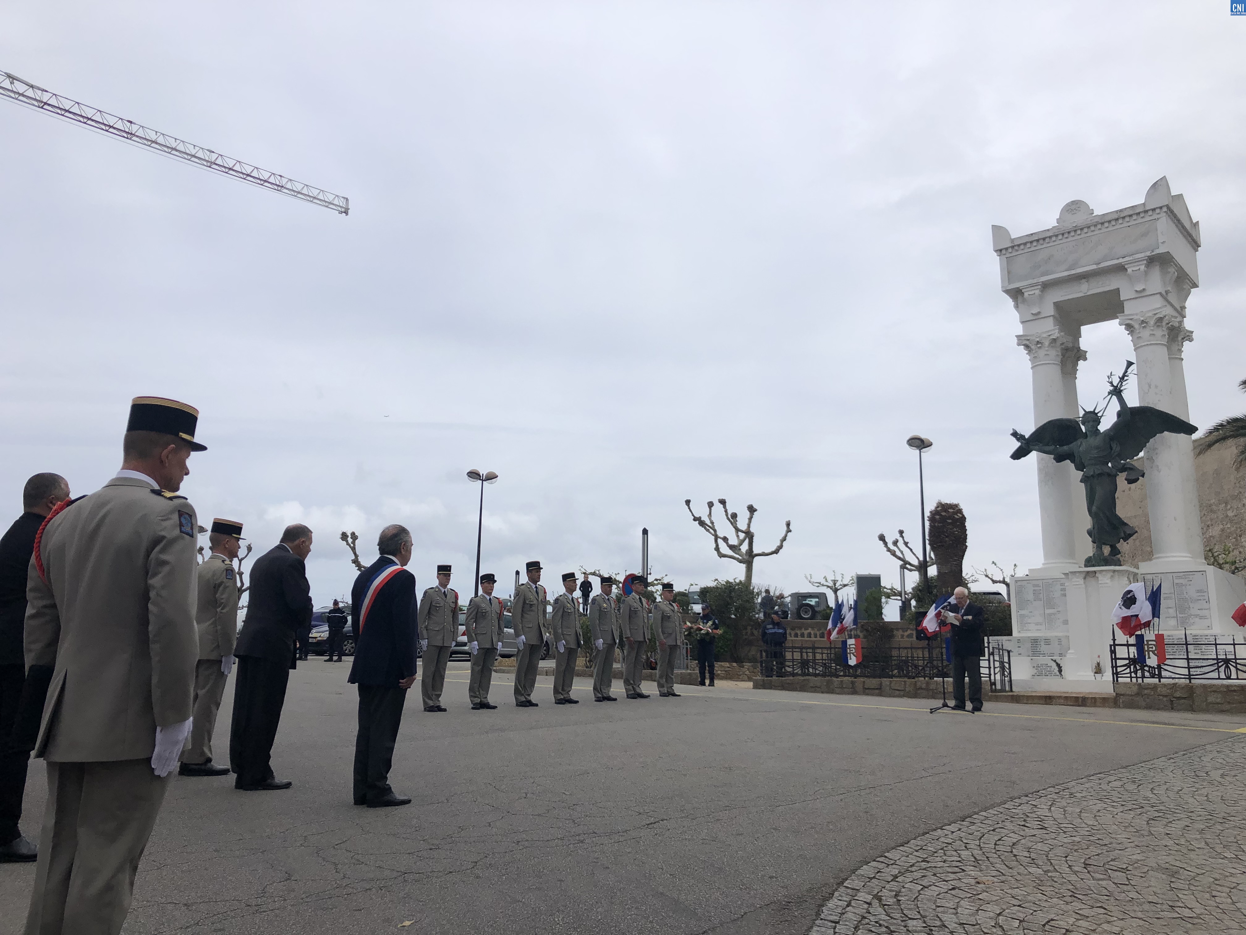 Cérémonie en mémoire des déportés à Calvi