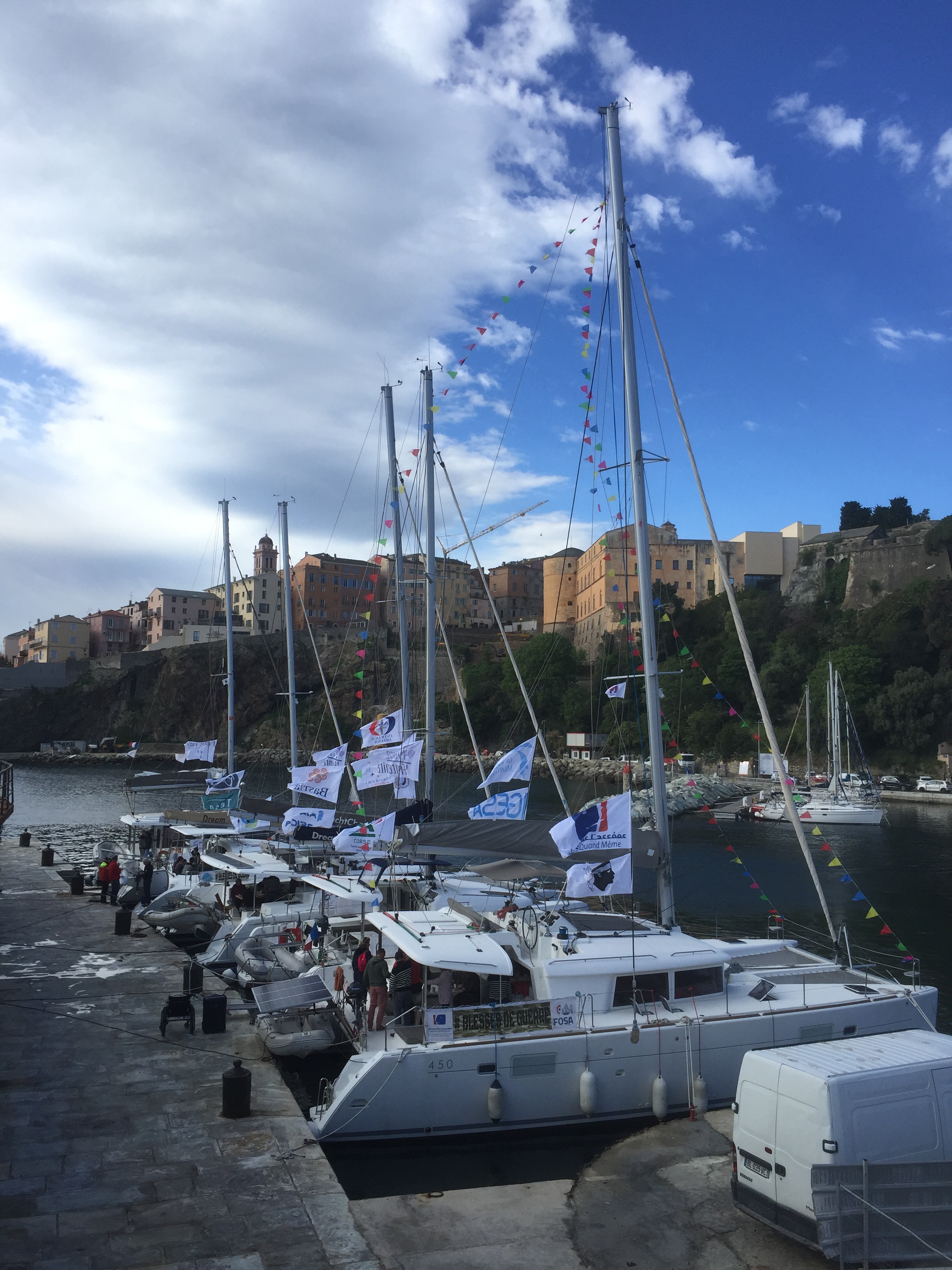 Escale bastiaise pour le Tour de Corse à la voile des blessés de guerre