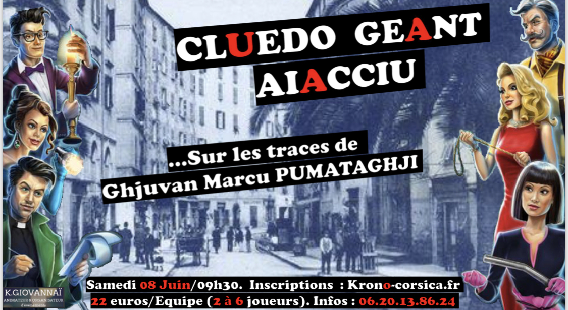 Un Cluedo géant dans les rues d'Ajaccio 