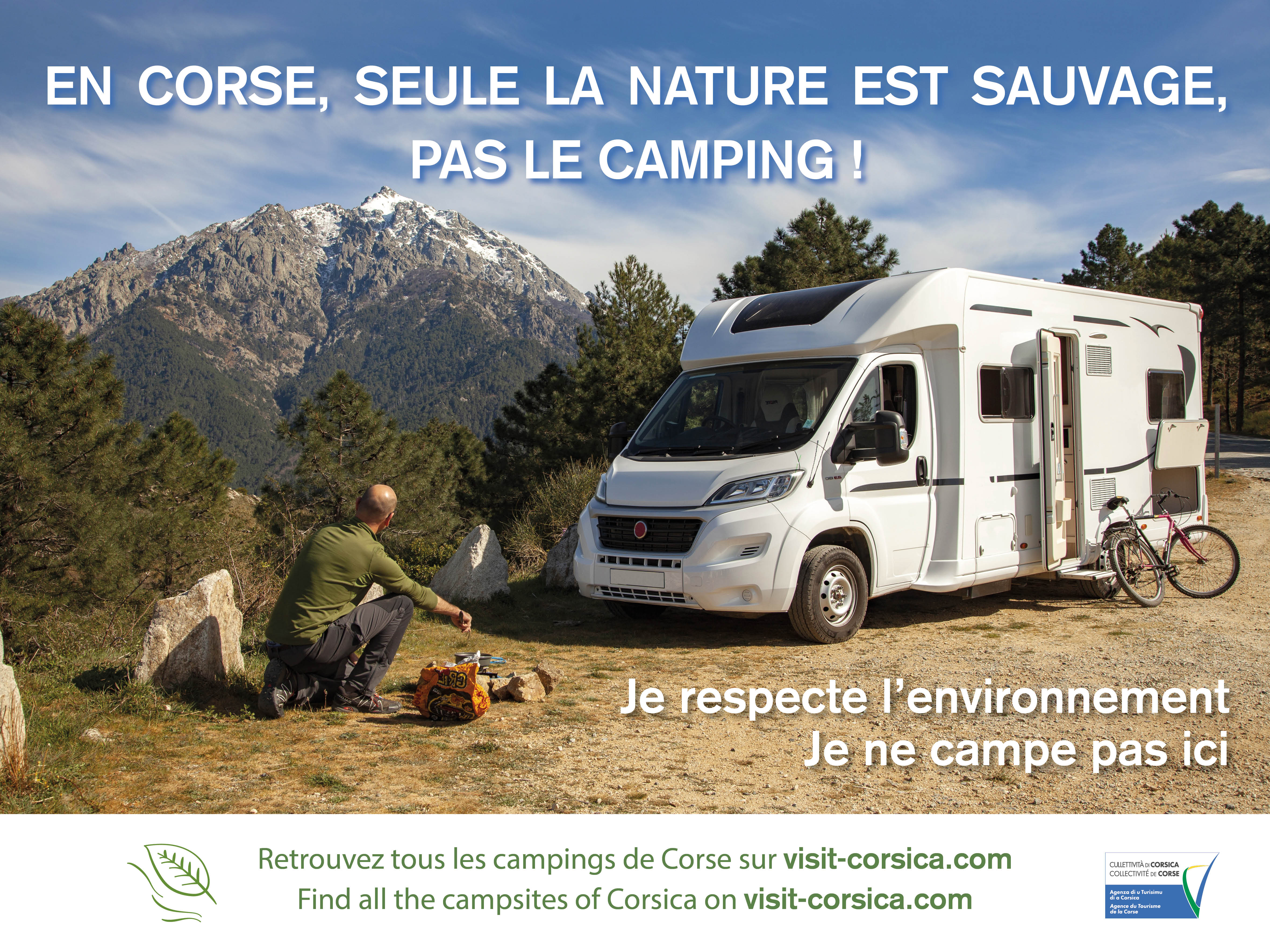 En Corse, seule la nature est sauvage… Pas le camping !