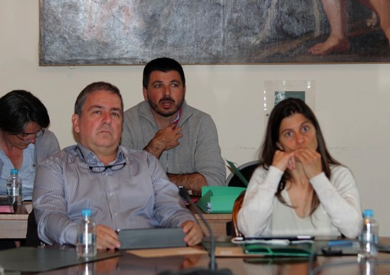 Au dernier conseil municipal avec Ghjulia Robichon