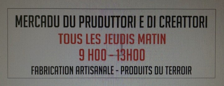 Création à Calvi d'un marché hebdomadaire de producteurs