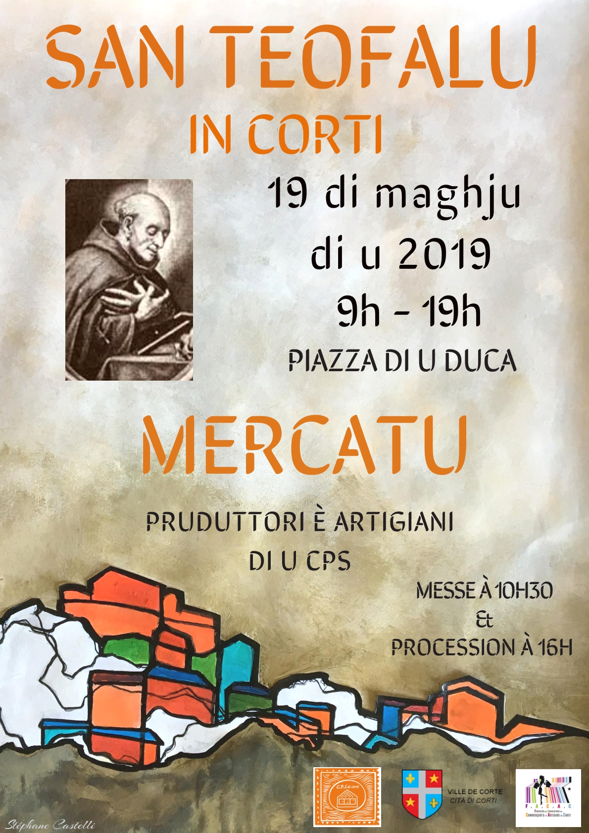 Mercatu di a San Teofalu dumènica in Corti