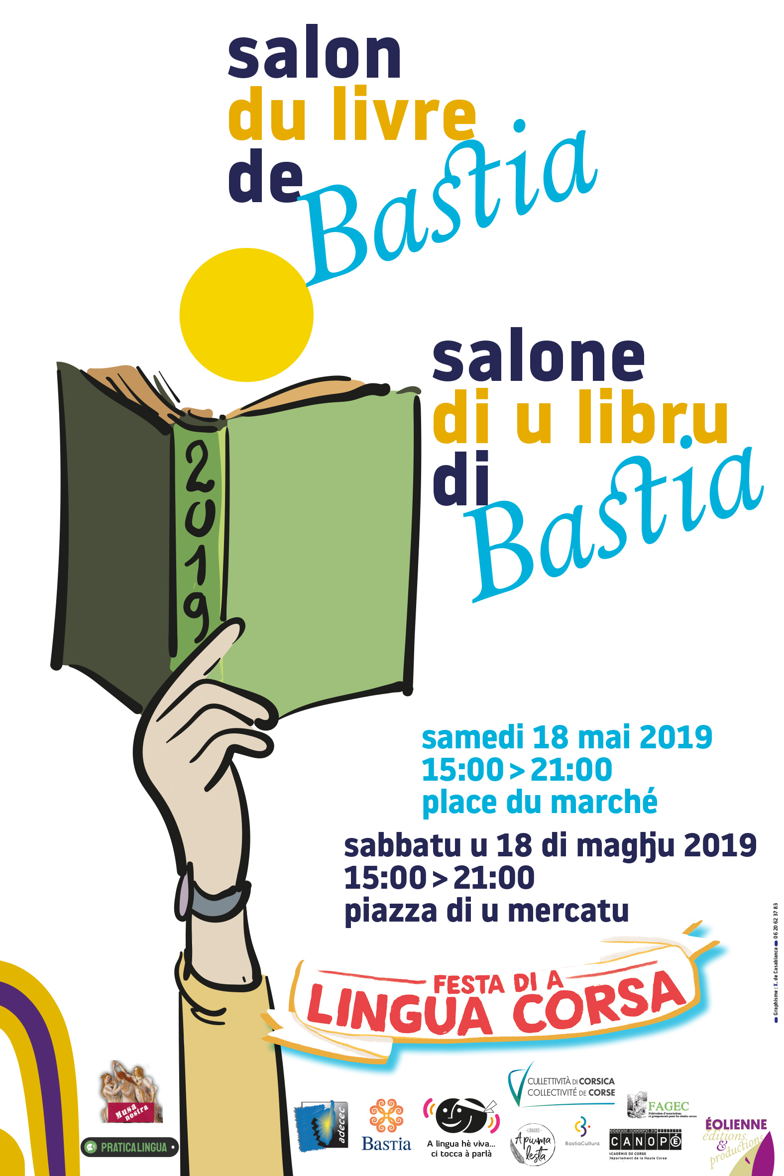 Festa di a lingua in Bastia : U salone di u libro è u 18 di maghju