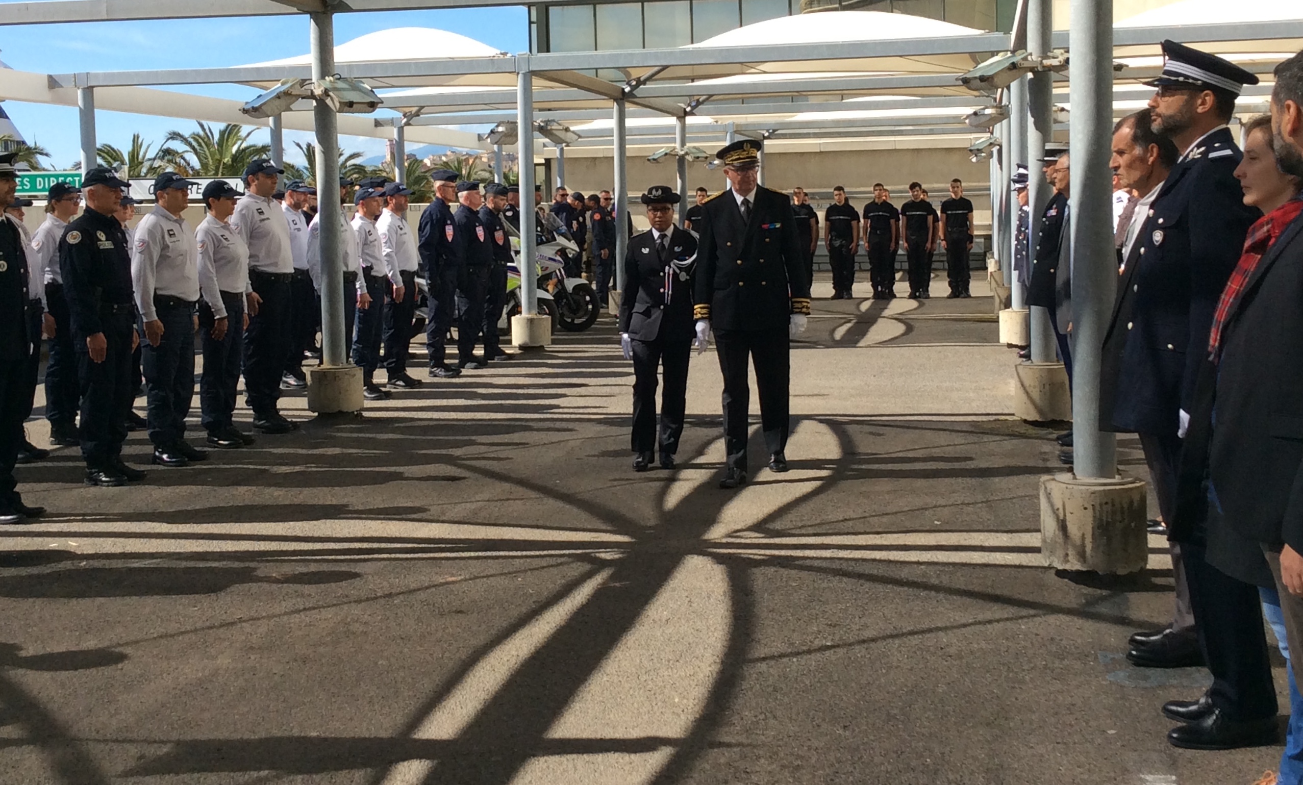 Bastia : L'hommage aux policiers morts pour la France