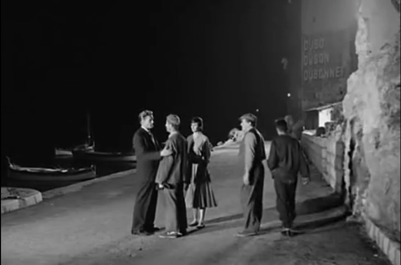 Scène nocturne devant "l'ammazzatò"