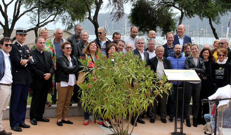 Porto-Vecchio :  la place commémorant le départ du 100e Tour de France a été inaugurée
