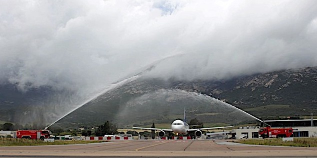 Vol inaugural Calvi-Londres-Stansted  by  Air Corsica