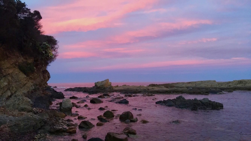 La photo du jour : fin de journée à Solenzara