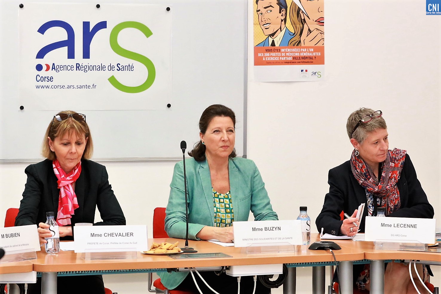 Agnès Buzyn :  « en Corse, le vieillissement de la population pose la question des soins  »