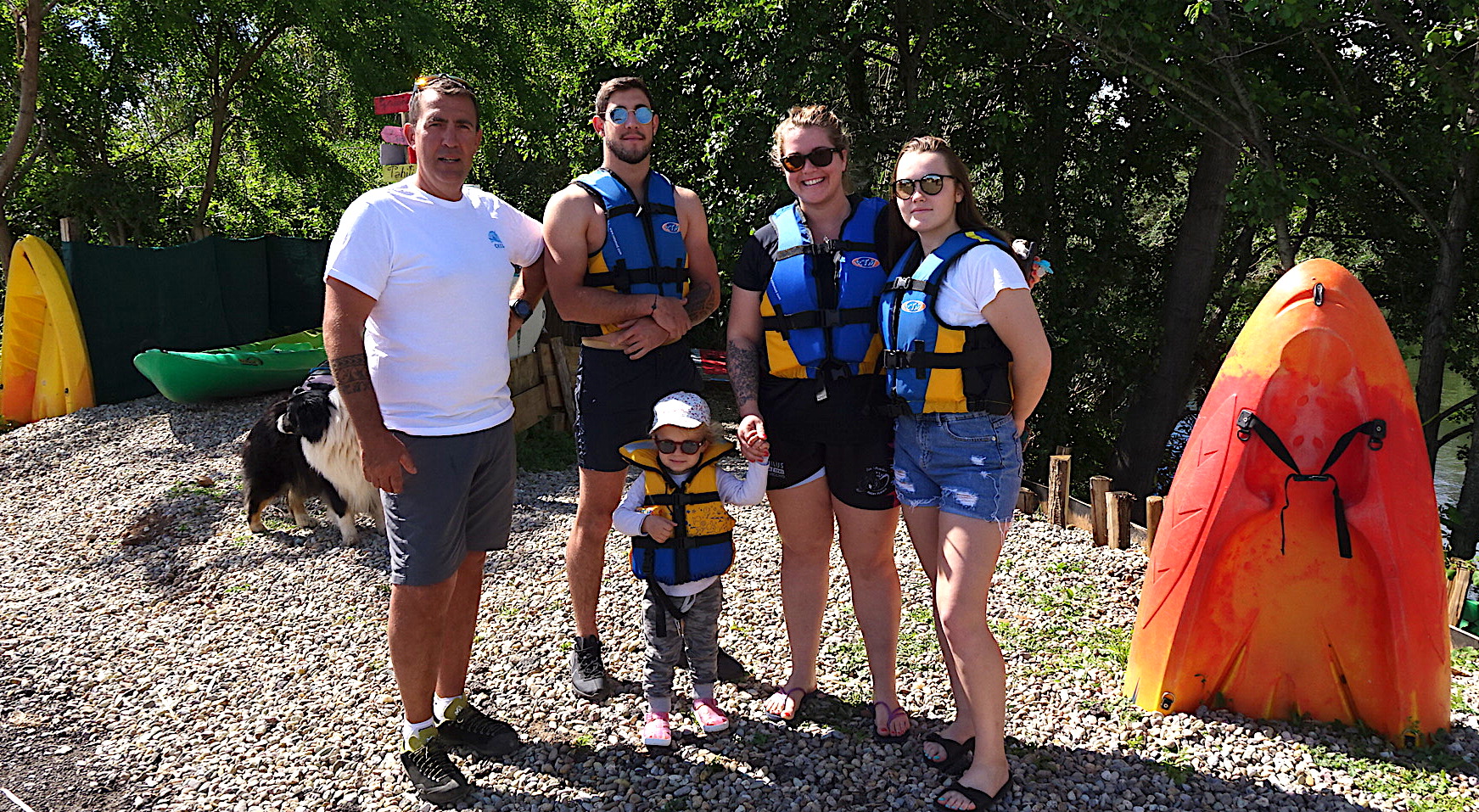 Bruno Barrero (à gauche) et les adhérents du CKGC : prêts à naviguer !