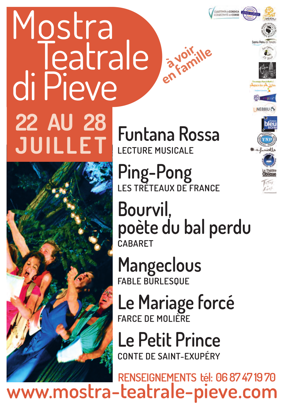 Pieve : La Mostra Teatrale revient du 22 au 29 juillet 2019