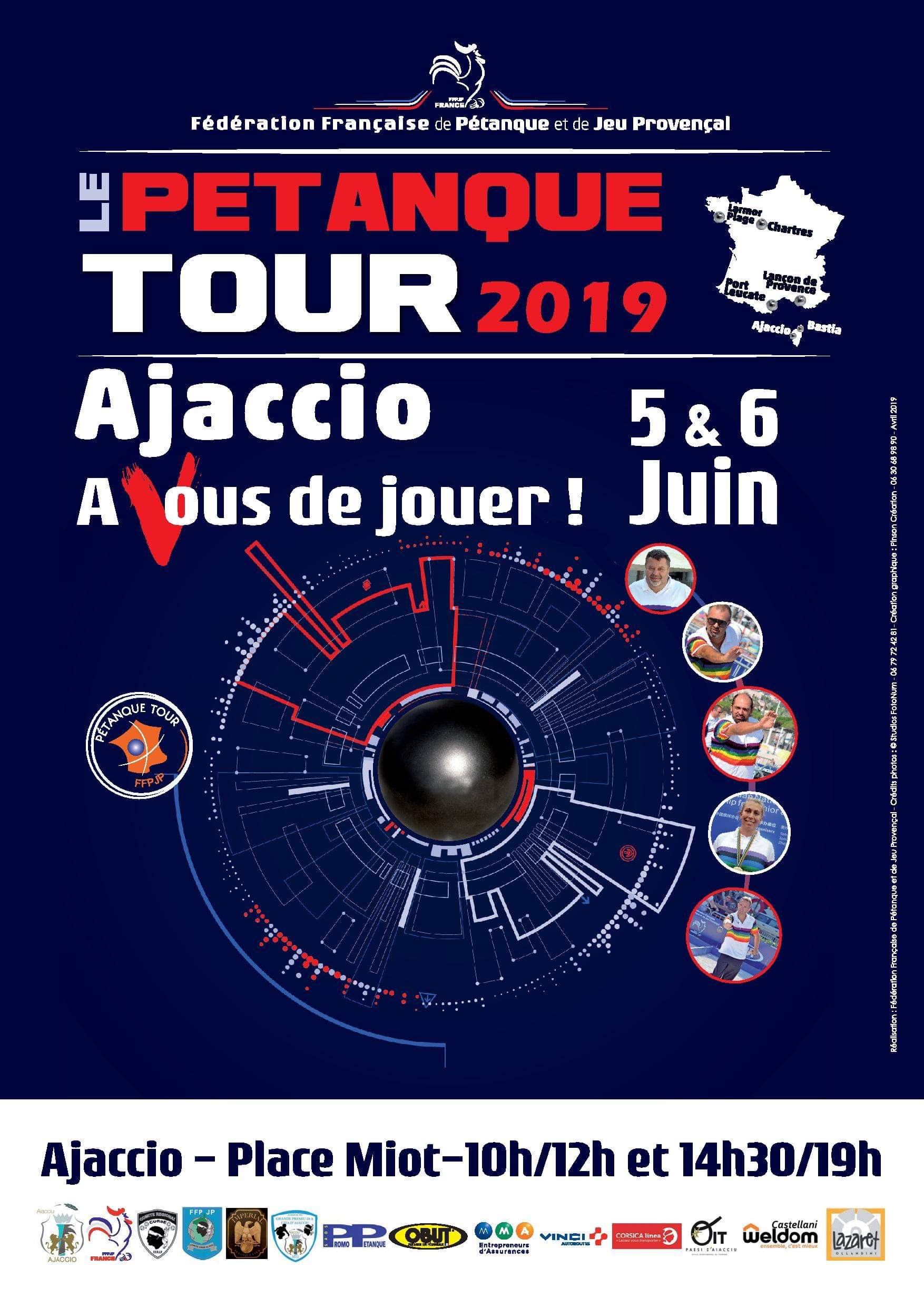 Pétanque Tour : l’édition 2019 débute ce 5 juin à Ajaccio
