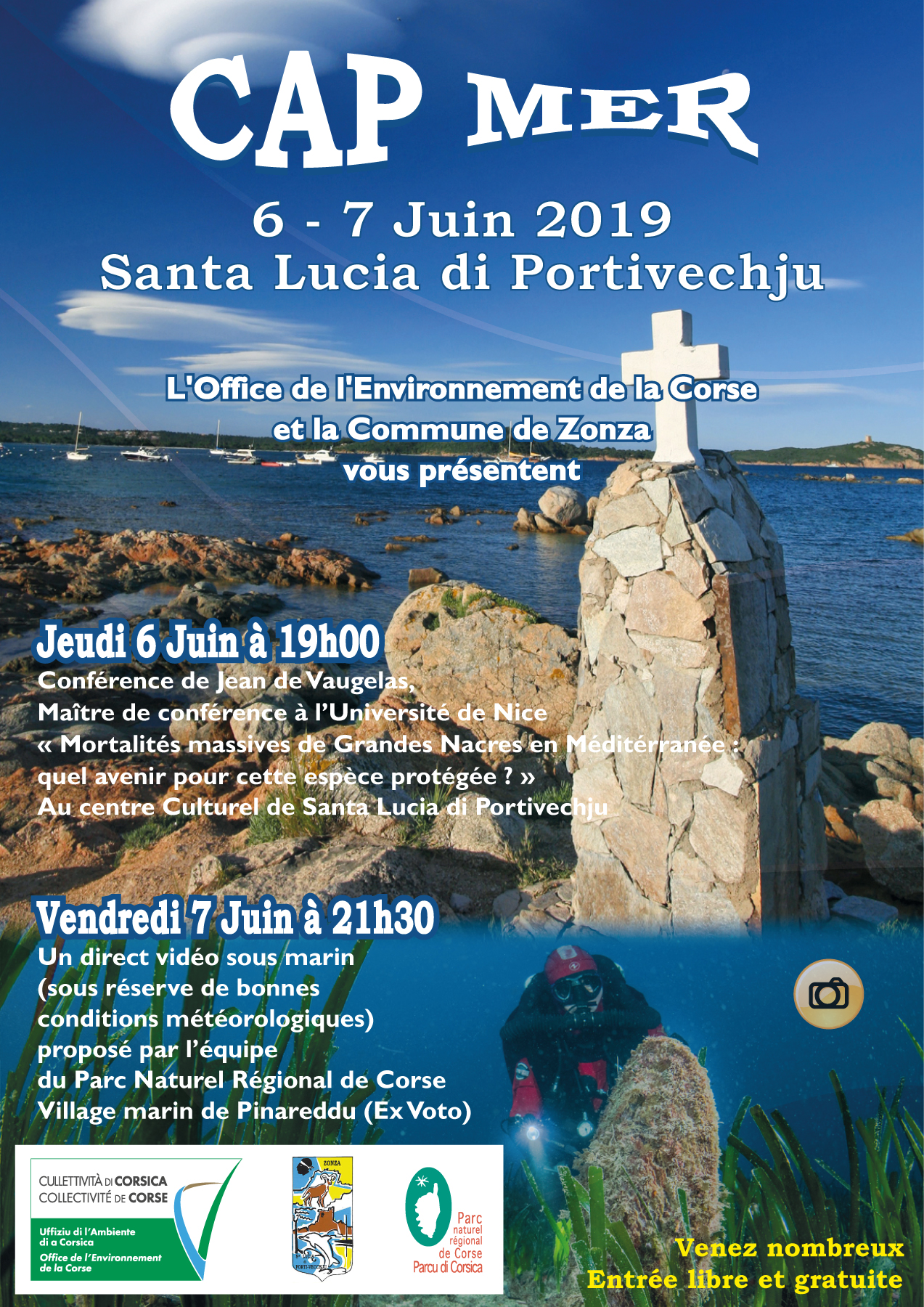 Connaître, Aimer et Protéger le milieu marin. L'opération "C.A.P. Mer" revient ce weekend à Santa Lucia di Portivechju