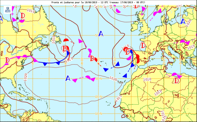 L'anticyclone des Açores se positionne !