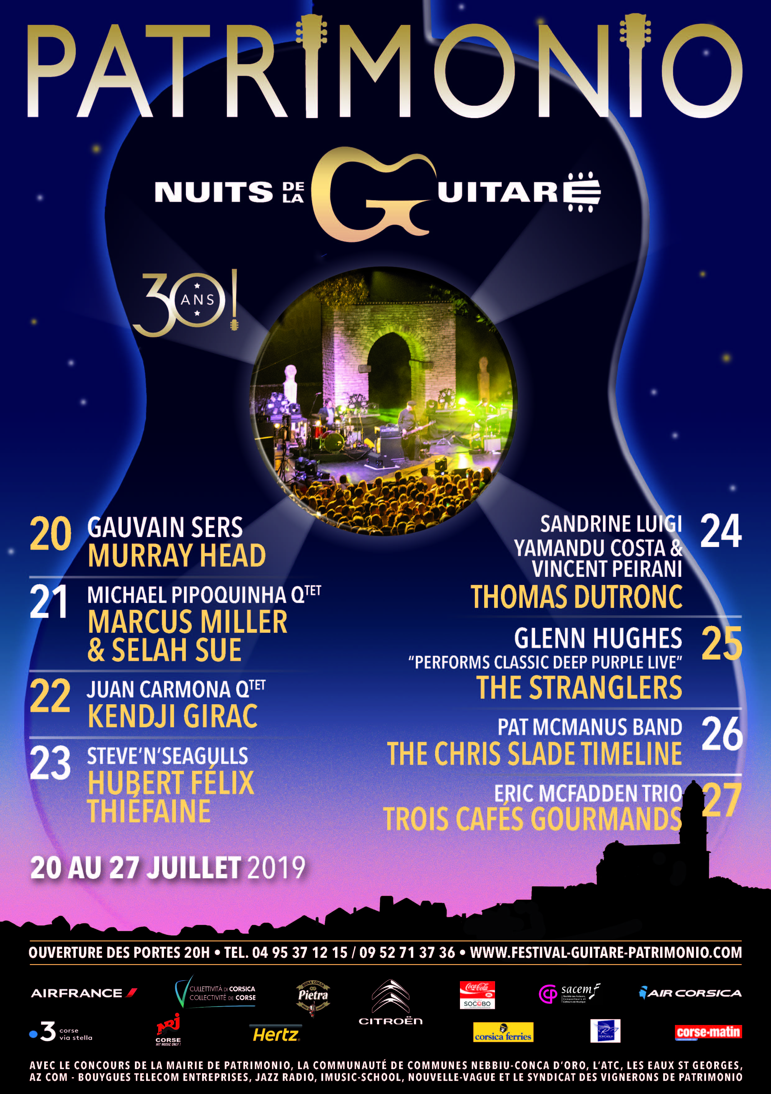 Nuits de la Guitare à Patrimoniu : La billetterie est ouverte