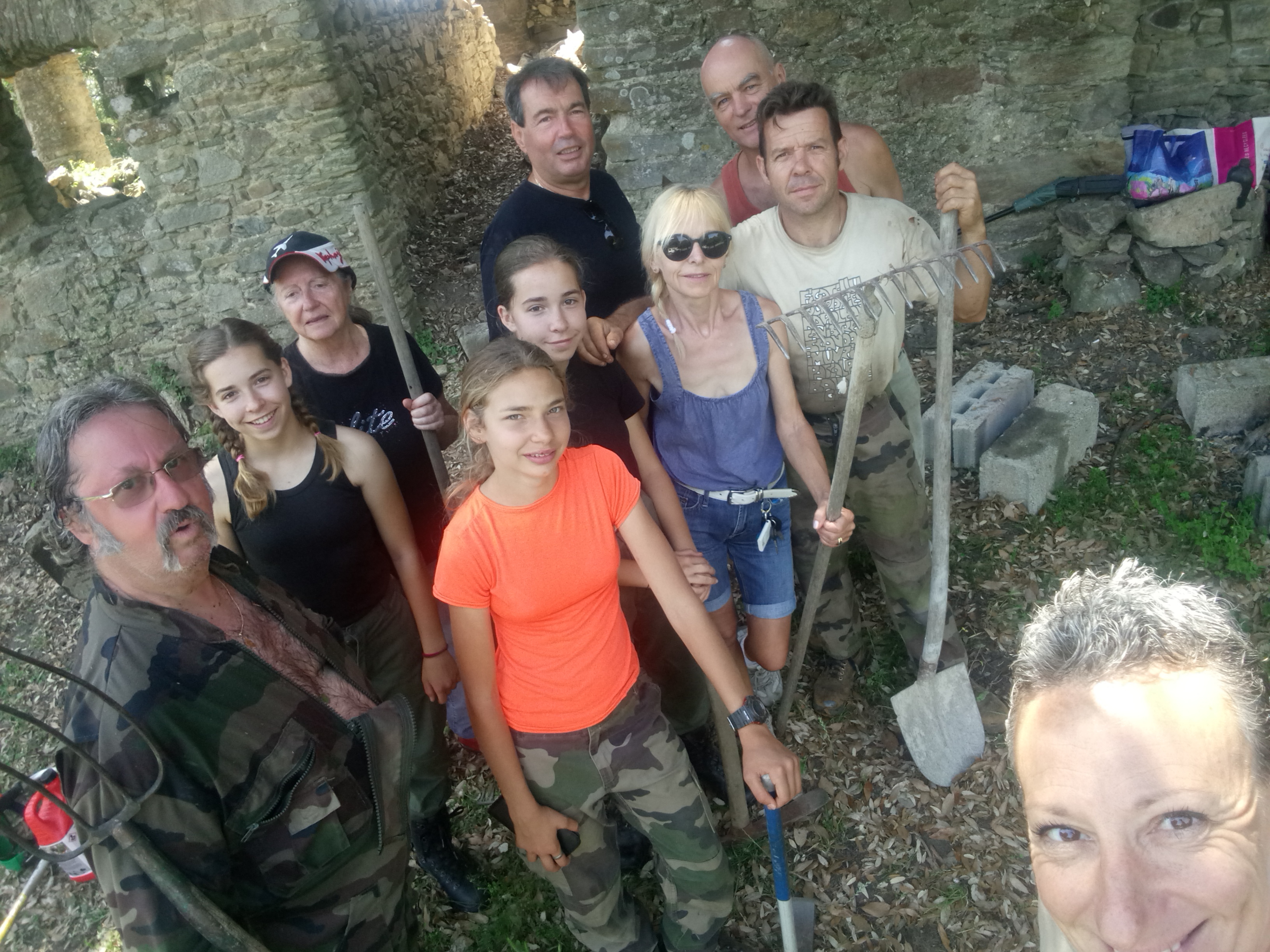 Mani Tese  œuvre pour la conservation du patrimoine de Prunelli-di-Fiumorbo 