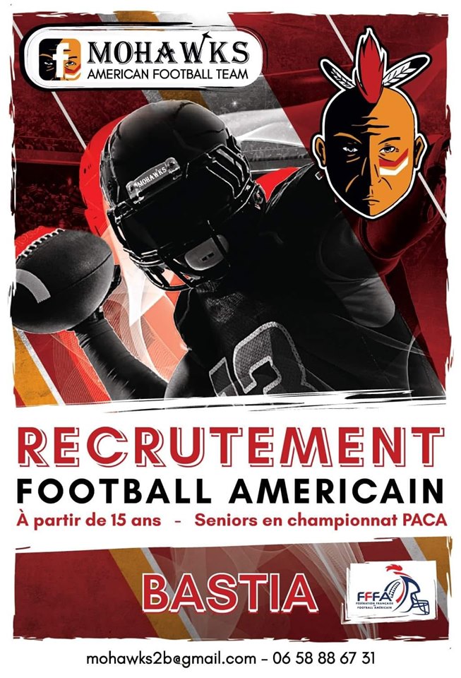 Les Mohawks de Bastia recrutent