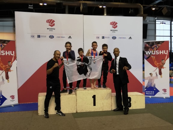Coupe de France Wushu : Les petits Dragons Rouge Ajaccio rentrent avec 3 médailles d argent.