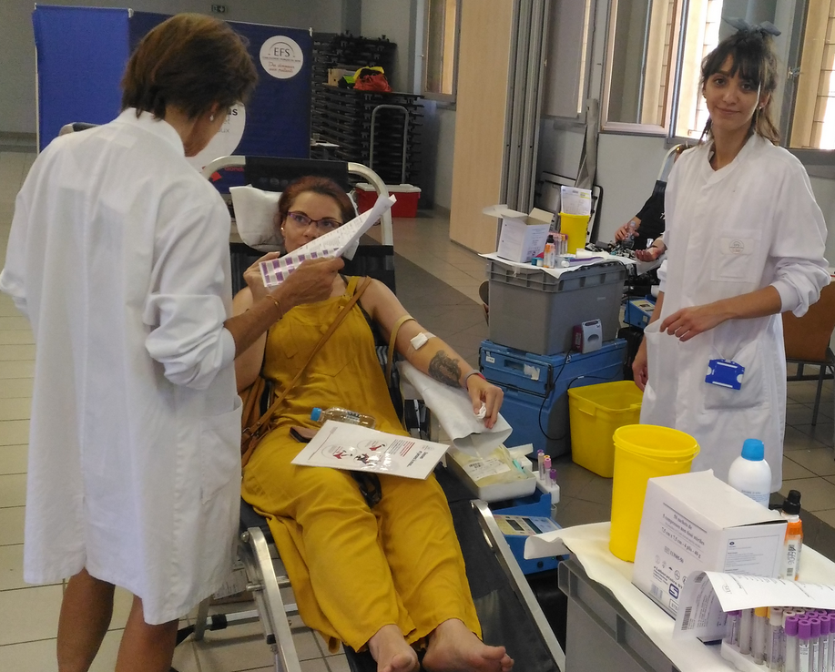 La canicule n'a pas découragé les donneurs de sang de la Plaine Orientale