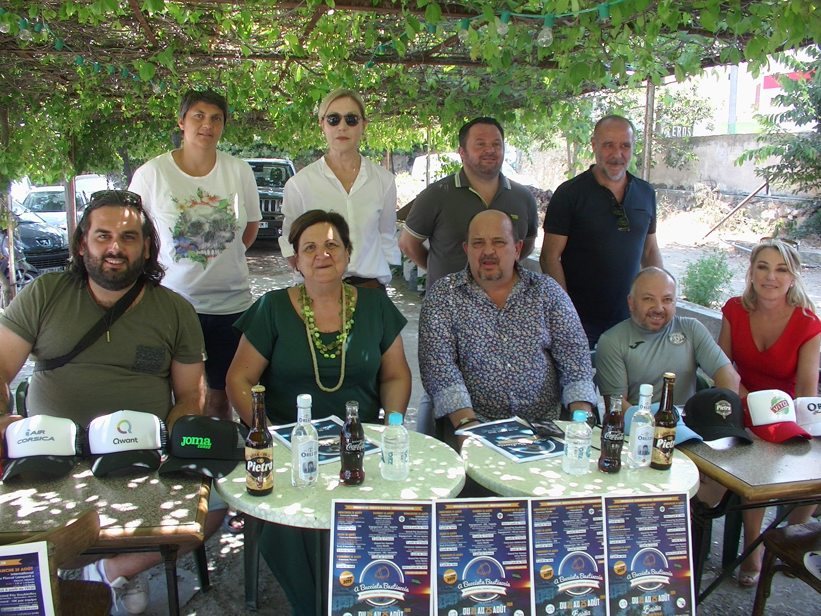En présence des partenaires institutionels, CdC, Mairie de Bastia, CAB, Hélène, Jean-Charles et Patrick Lamperti ont présenté la 5ème de A Bucciata Bastiaccia.
