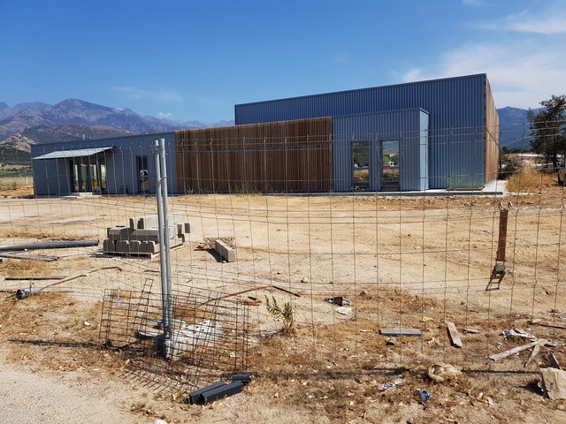 Un chantier pour l'heure à l'arrêt