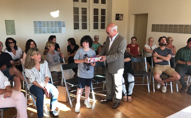 La remise des récompenses