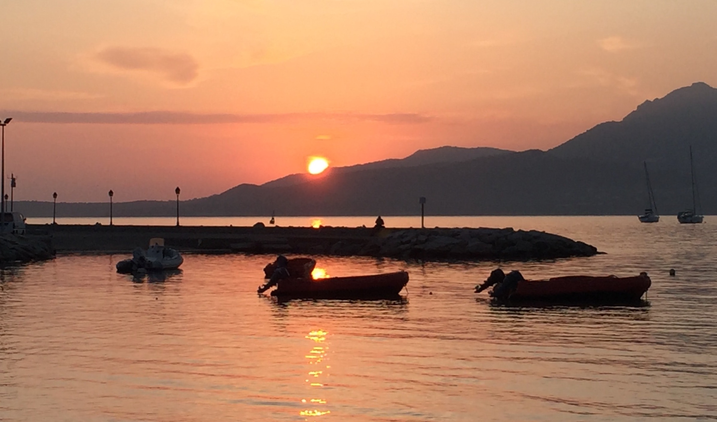 Lever de Soleil sur Calvi (Isabelle Lefèvre)