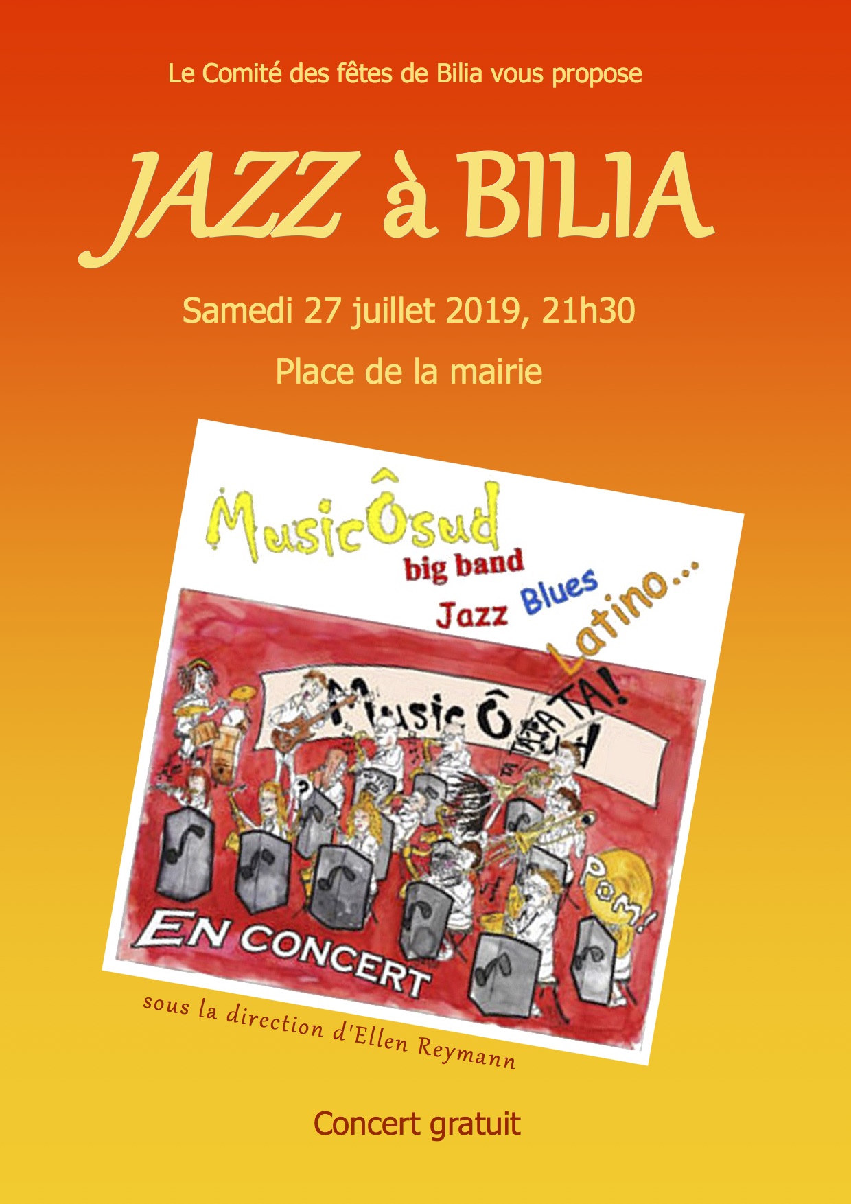 Jazz à Bilia le 27 Juillet