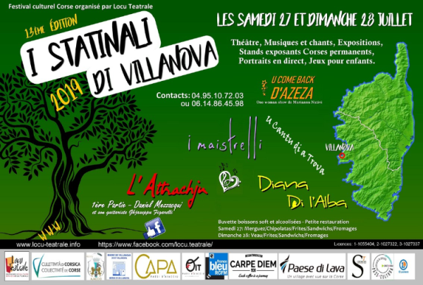 Le Festival I Statinali di Villanova revient les 27 et 28 juillet