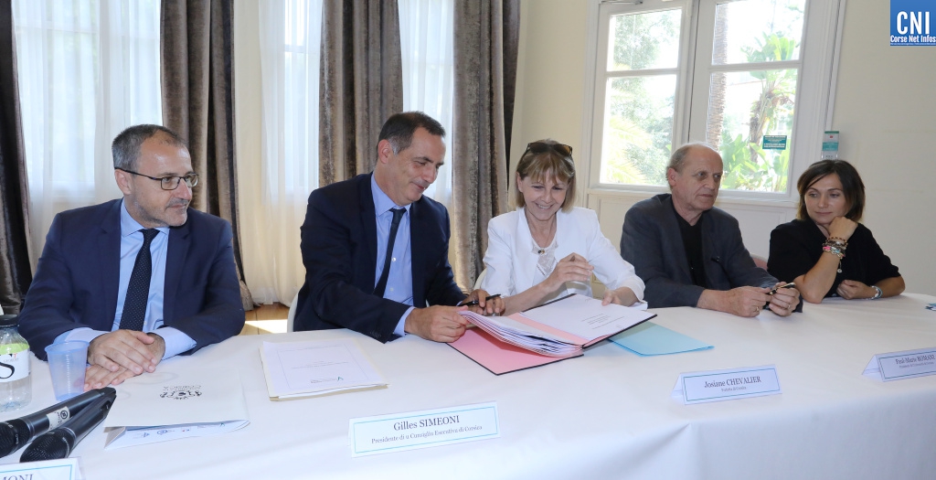Une quatrième convention tripartite pour ouvrir l’Université de Corse sur la voie de l’excellence