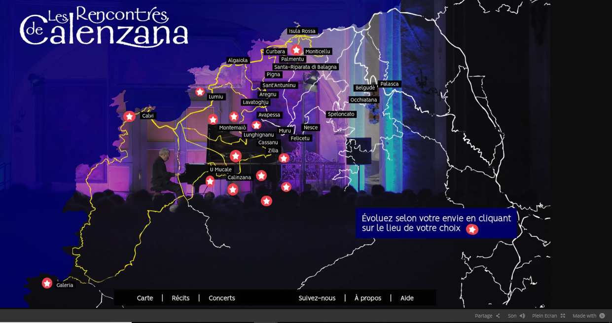 E strade di l'Armunia: un web documentaire pour promouvoir les Rencontres Musicales de Calenzana