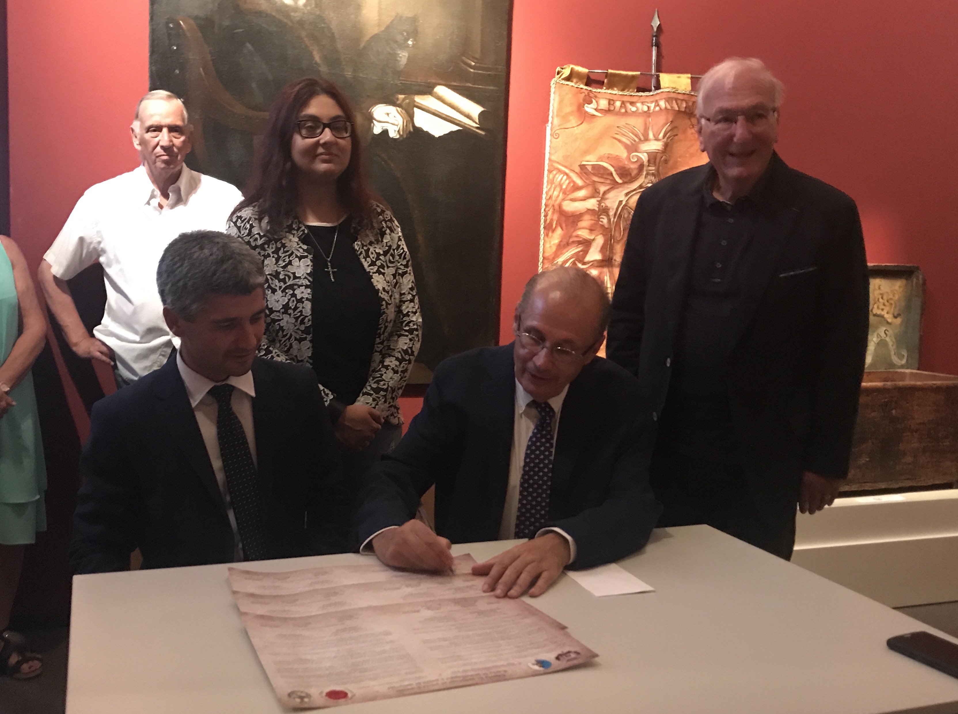 Bastia : L'association du comité du patrimoine signe une charte de jumelage avec l'Italie