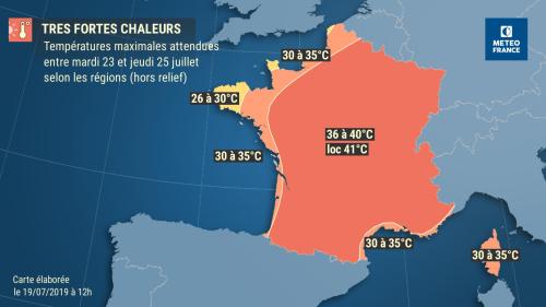 Le retour de la canicule et la tendance de Météo France