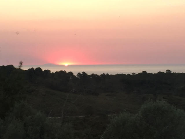Lever de Soleil sur l’île de Montecristo depuis Solenzara. (Photo Alain Tomasi)