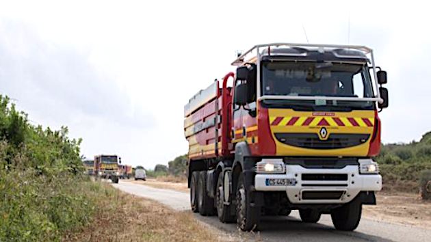Feu de Calenzana le 8 juillet dernier (Photo : CCH Jérémie B)