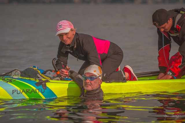 21 heures pour traverser le lac Léman : le dernier défi gagné de Thierry Corbalan