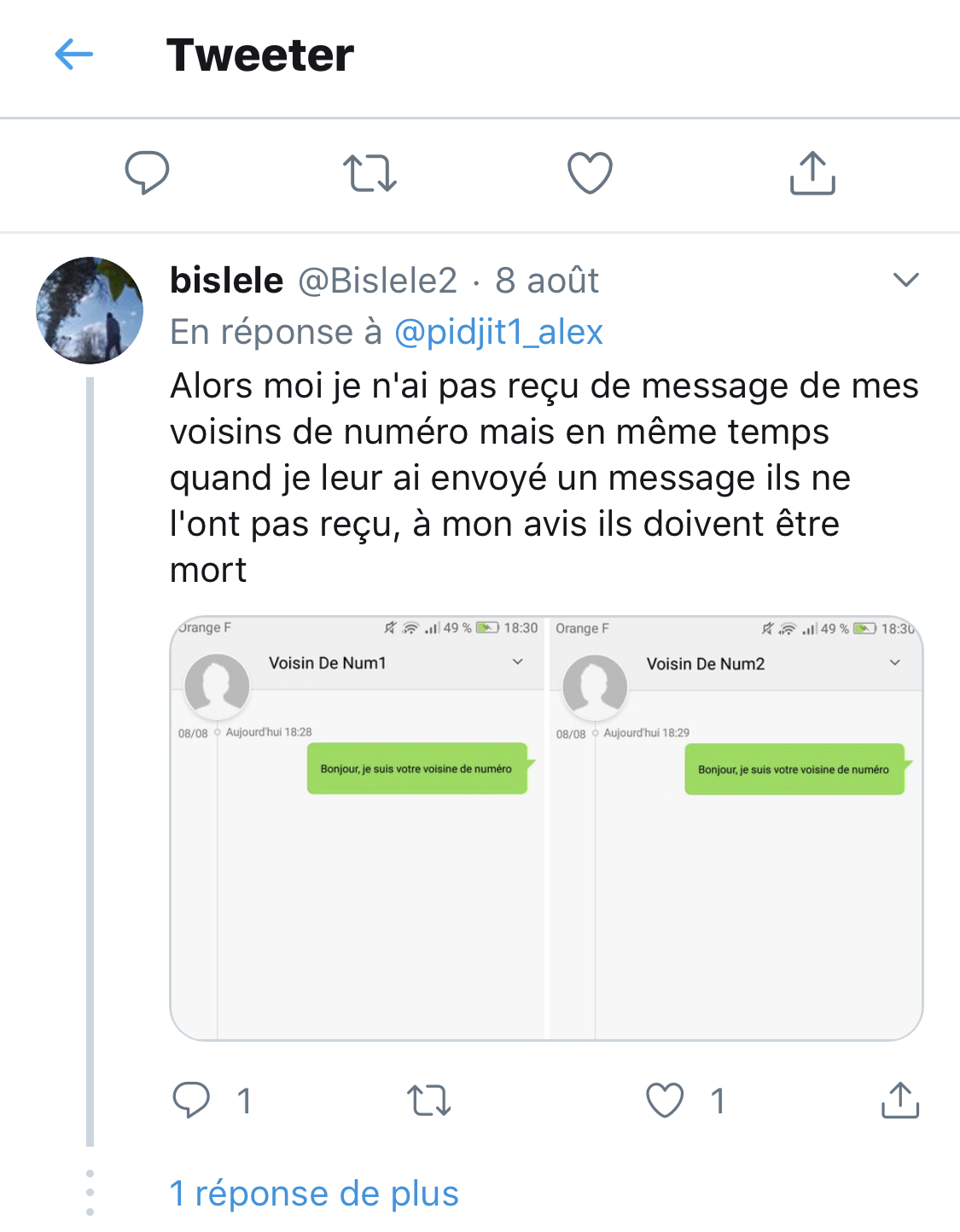 « Salut #voisindenumero ! ». Et vous, avez-vous cédé à ce jeu viral ?