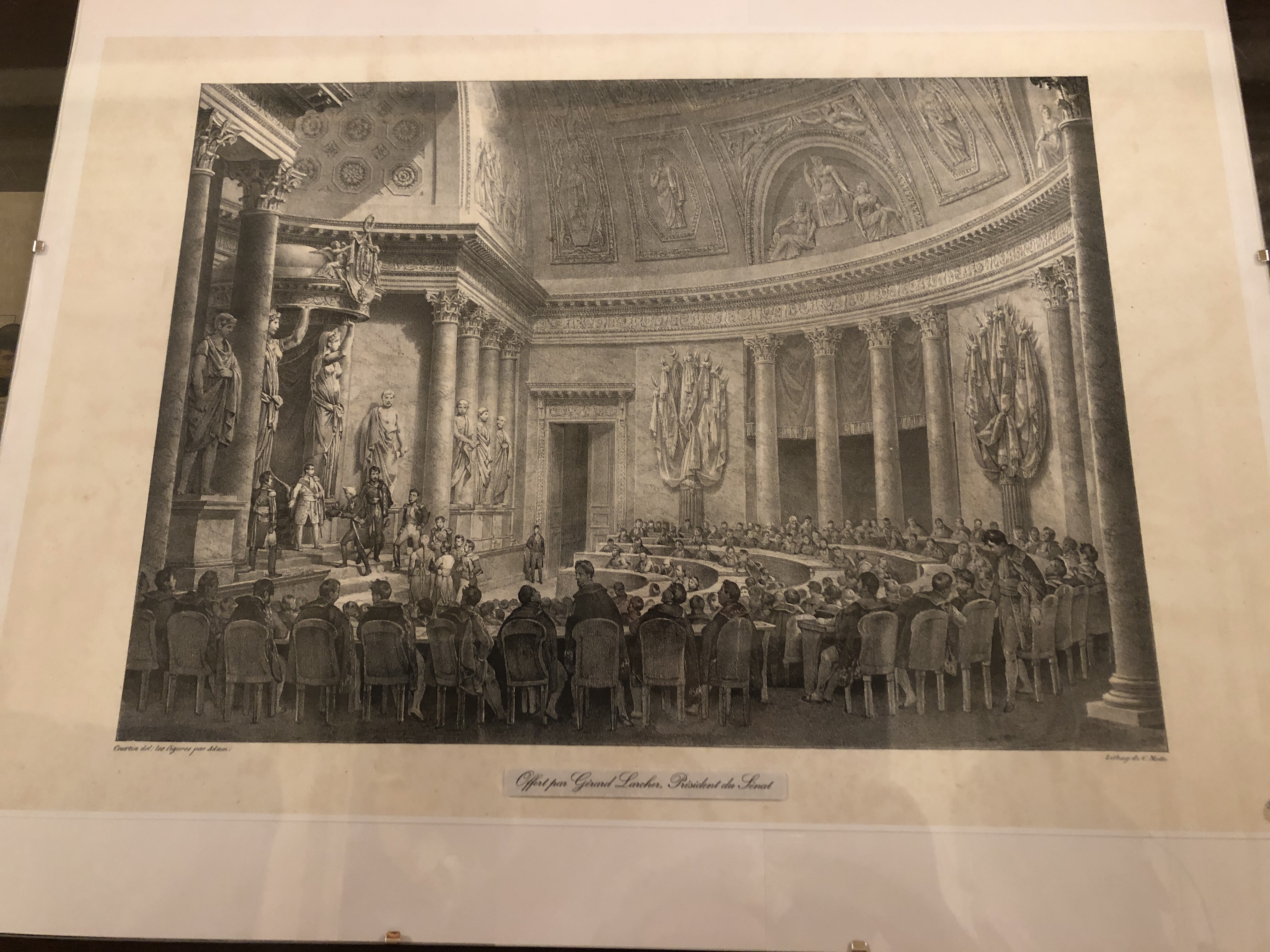 Gérard Larcher, Président du Sénat à Ajaccio pour le 250ème anniversaire de la naissance de Napoléon